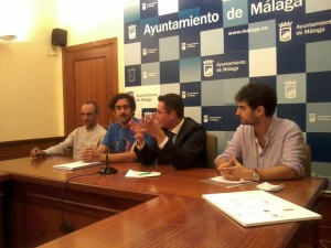Rueda de Prensa con Ayuntamiento de Málaga, Luces y Aula Futura sobre Poemímame